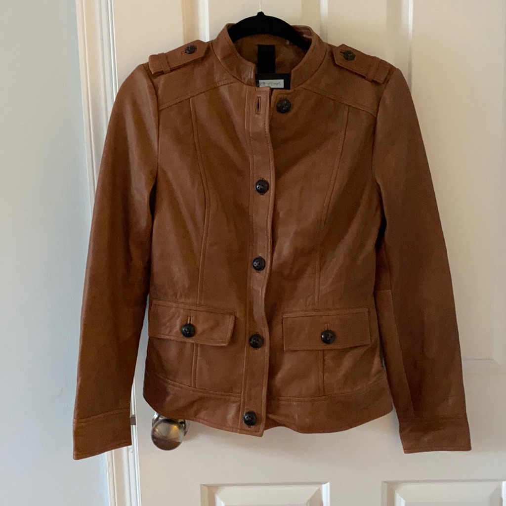 Black Rivet Genuine Leather Jacket Xs